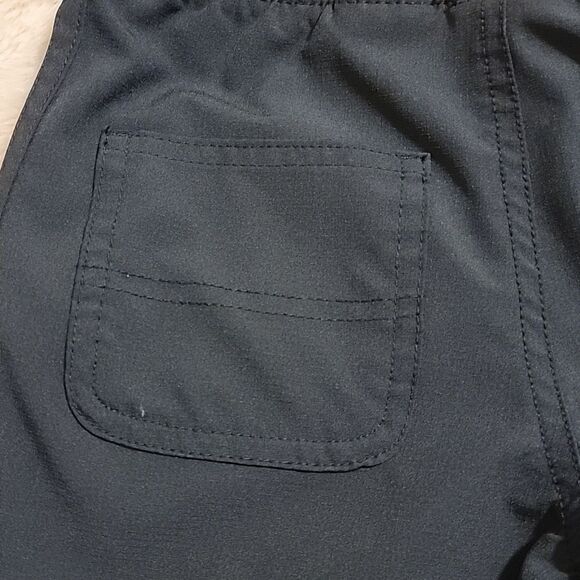 GIRL'S CARHARTT BLACK ACTIVE SHORTS, SIZE 7 - Picture 8 of 9